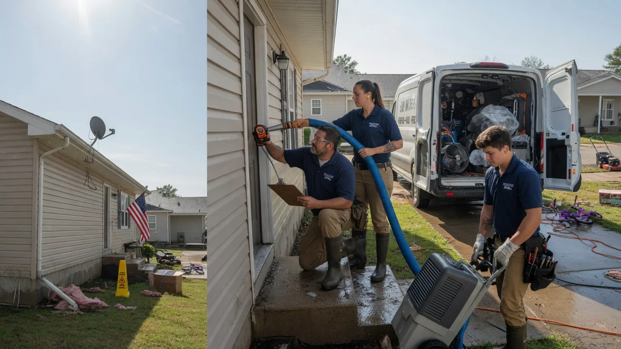 Ceiling Water Damage Restoration in Hettick, IL near me